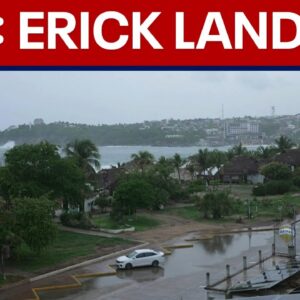 WATCH: Hurricane Erick makes landfall in Mexico