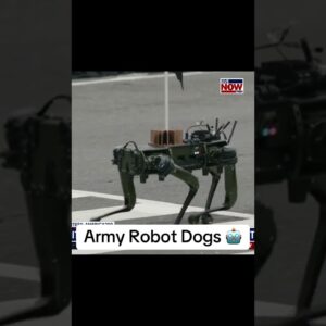 Watch the US Army robot dogs at the DC military parade