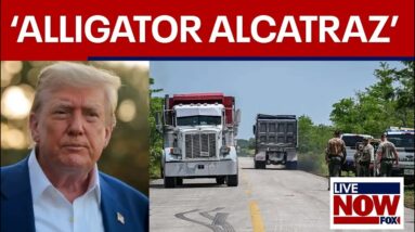 WATCH: Trump visits 'Alligator Alcatraz'
